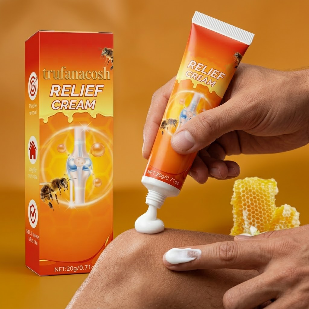 Trufanacosh Bee Venom Joint Relief Cream - Professional Strength Formula for Knee, Back, & Muscle Pain Recovery - Natural Soothing Ointment (20g/0.71oz)