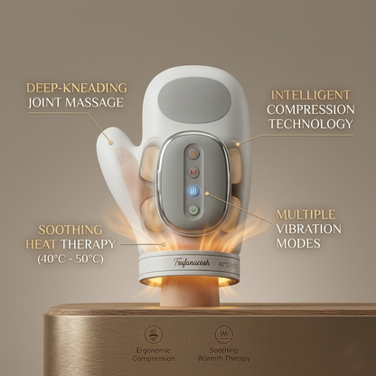 Trufanacosh Electric Hand Massager with Deep Tissue Kneading - Ideal for Arthritis, Carpal Tunnel, & Finger Tension Relief
